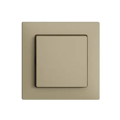 Kit frontal EDIZIOdue sand 60×60mm, lentille, latérale 