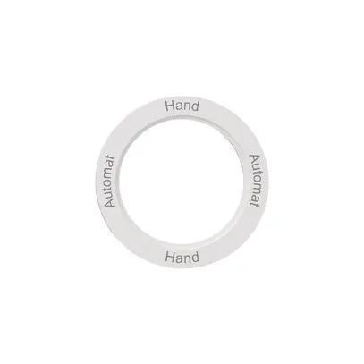 Disque indicateur NEVO, p.interrupteur rotatif, Automat-Hand-Automat-Hand, blanc 