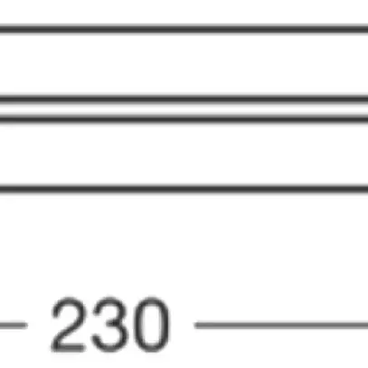 Lampada LED LEDVANCE DULUX LED L18 2G11 8W 1000lm 4000K 229.5mm opaco 140° 