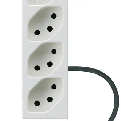 Presa INS FLF 4×tipo 13 L1 bianco per cavo piatto Ecobus power 