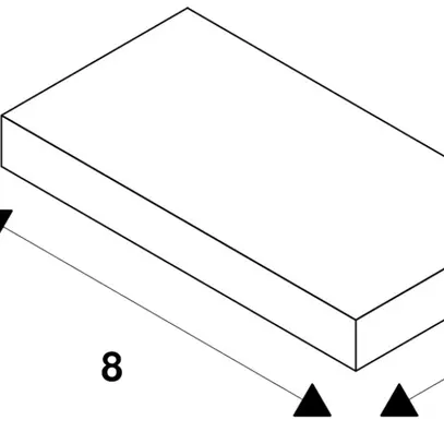 Raccordo longitudinale SLV GRAZIA 60 80×42×10mm alluminio 