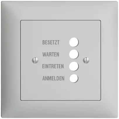 Kit front. INC EDIZIOdue grigio chiaro, 88×88 per stazion.d.porta 1334.D 