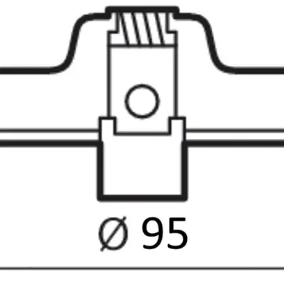 Cadre d'encastrement Philips RS150Z ADJUST HALOX aluminium Ø95×29mm blanc 