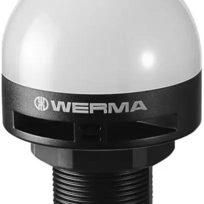 Lampe signalétique INC WERMA, permanent/vibreur, 24VDC, fiche M12 5P 