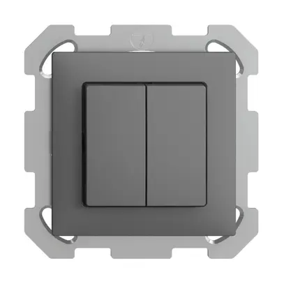 Interruttore INC EDIZIOdue 1/3+3/1P grigio scuro 