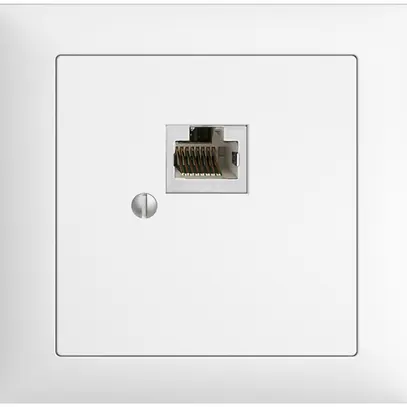 Scatola INS 1×RJ45/s 8P EDIZIOdue bianco R&M swissline 