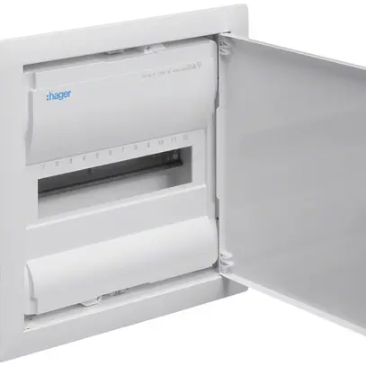 Distributore INC Hager volta 1-fila 12UM IP30 348×356×94.5mm 