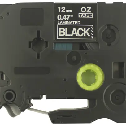 Cassette ruban compatible avec OZE-335, 12mm×8m, noir/blanc 