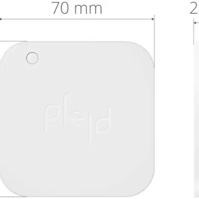 Gateway Plejd GWY-01, LAN (RJ45), Bluetooth 2.4GHz, 70×70×20mm, blanc 