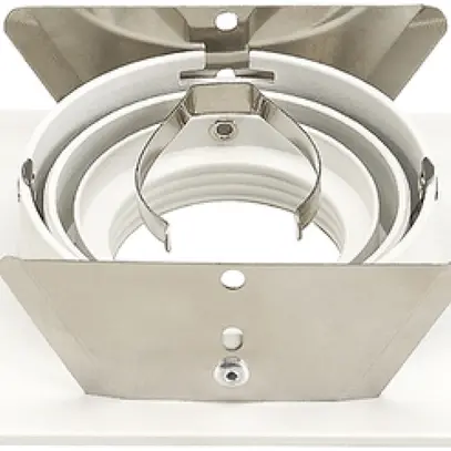 Downlight INC SLV NEW TRIA, GU10 50W carré IP20 blanc mat 