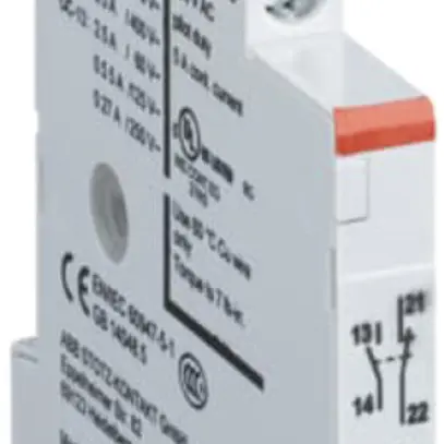 Blocco di contatti ausiliare ABB HK-11, 1R+1Ch, per salvamotore MS325 