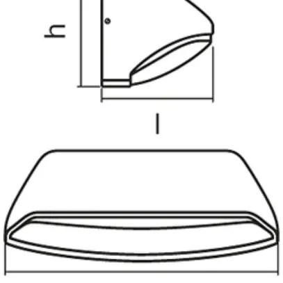 Applique LED LDV ENDURA STYLE Wide, 12W anthracite 