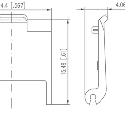 Copertina antipolvere H-LINE M, per modulo di raccordo, giallo, 10 pezzi 
