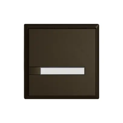 Pulsante KNX RGB EDIZIO.liv SNAPFIX® sensore temp.s.LED targ.1× com.1T ma 