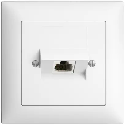 Presa INC 1×RJ45/u 4P ITplus EDIZIOdue bianco 