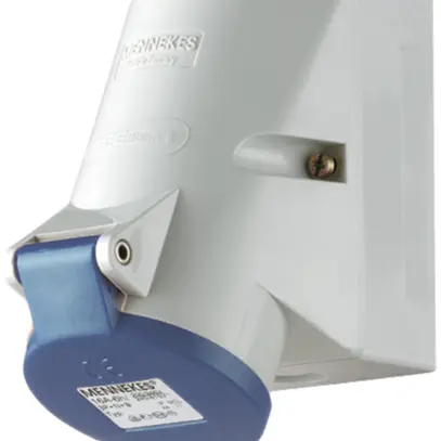 Presa murale AP CEE 16A 3P 6h 230V blu TwinContact Mennekes 