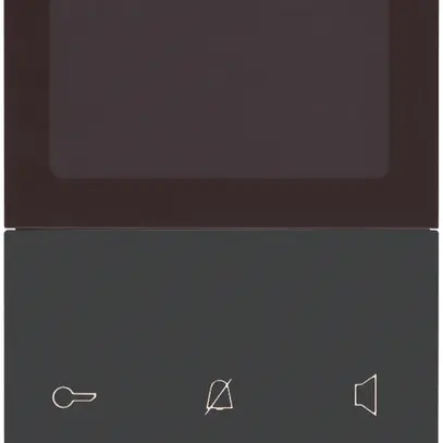 Postazione video interna AP Hager elcom.touch comfort 2-fili, nero 