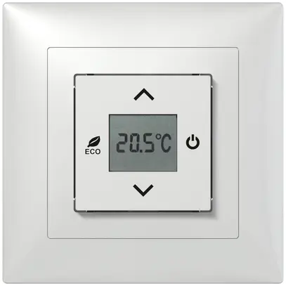 Thermostat d'ambiance ENC ABB SIDUS free@home blanc brillant 