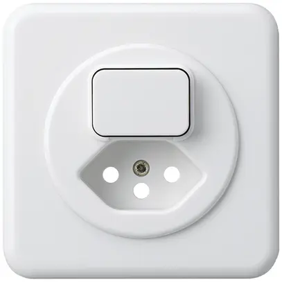 Kit frontal ENC basico 86×86mm blanc pour combinaison grd.I S3/type 13 