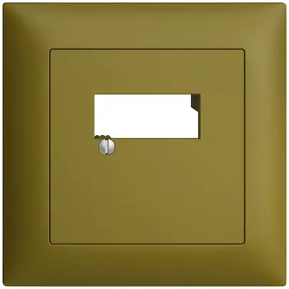 Kit frontale INC EDIZIOdue olive 88×88mm 2×RJ45 
