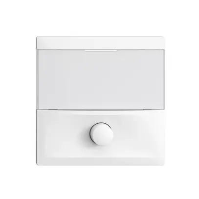 Tasto con porta-etichetta EDIZIOdue bianco 
