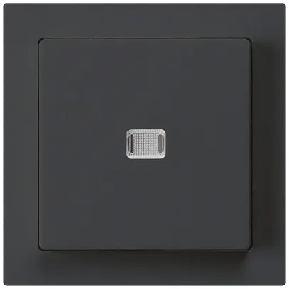 Pulsante luminoso INC kallysto A-R/2P nero 