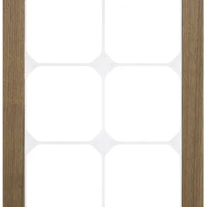 Telaio di cop. KAL.art 3×2 214×154mm noce 