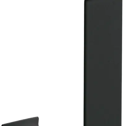 Cache-découpes tehalit BR 65×100mm couvercle 80mm noir 