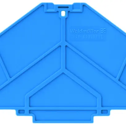 Piastra terminale Weidmüller PAP PRV/PPV8 120×3mm blu 
