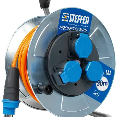 Avvolgicavo Steffen Metall 3×T13 EPR-PUR 3×1.5mm² 30m 