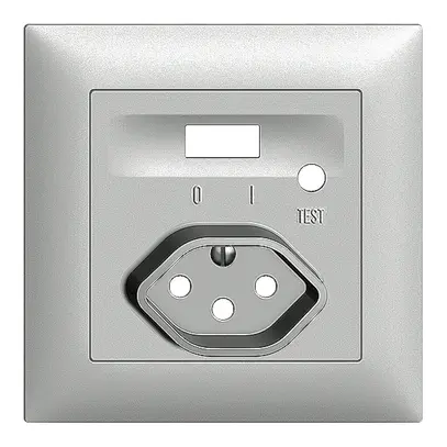 Kit frontale EDIZIOdue per presa FI silver 
