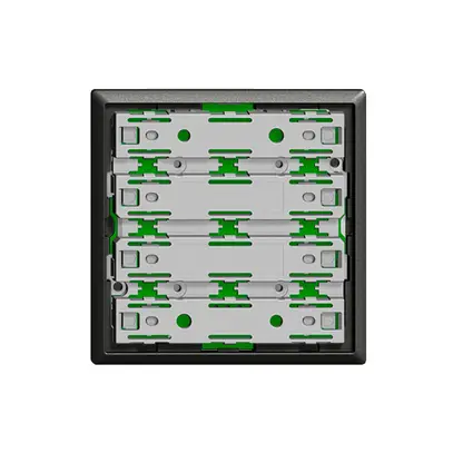 Unité fonctionnelle KNX RGB 1…8× EDIZIOdue noir a.LED, a.sonde d.température 