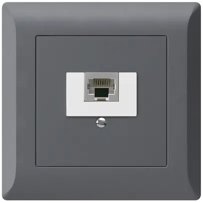 Scatola INC kallysto.line 1×RJ45s antracite 
