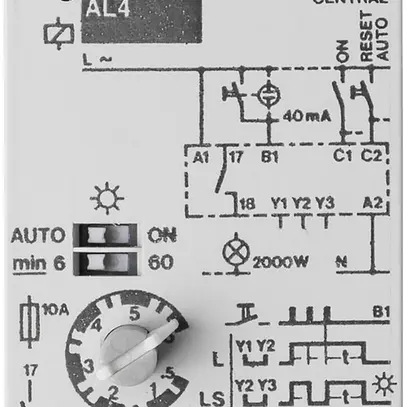 Minuterie AMD ComatReleco AL4, 220…240VAC 