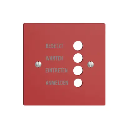 Placca frontale EDIZIOdue berry tedesco 
