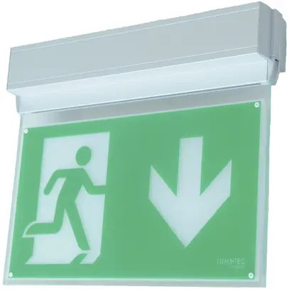 Lampada di emergenza LED Lumatec A27 L6RW3-TA-DM/WM, autonomia 3h muro/soffitto 