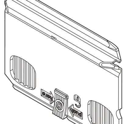 Jonction (paire) tehalit pour canal BR 85×130/170mm sans halogène 