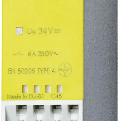 Relais de commutation AMD Finder 7S.16, 4F+2O 6A/230VAC AgNi+Au, SIL 2 