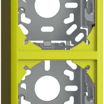 Cappa con piastra di base 2×54mm per combinazione FX verticale/orizzontale lemon 