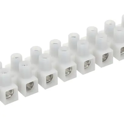 Barrette de bornes Electro Terminal 12P 10…25mm² 101A 705V blanc 