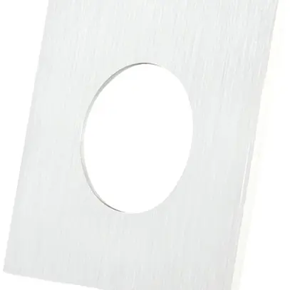 Bague décorative DOTLUX p.Downlight LED MULTI/MULTIsun 84×84mm alu brossé 