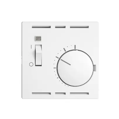 Termostato ambiente INC EDIZIOdue bianco, con interrutore 