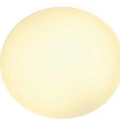 Applique SLV WL 104, E27 60W verre blanc rond IP20 blanc 