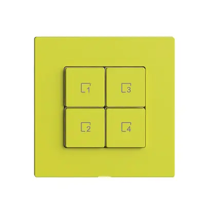 Pulsante scena 4 scene/4T Edue Wiser lemon 