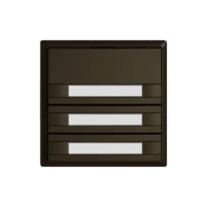 Universaltaster EDIZIO.liv UNI SNAPFIX® 12…48V o.LED 3× 2-Tbed.Pap.br 