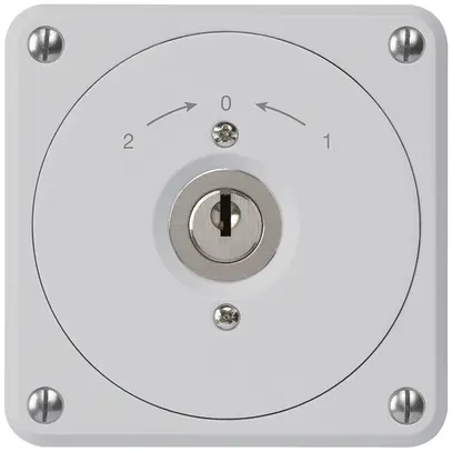 Contact pivotant à clé ENC robusto gris sans clapet inverseur 