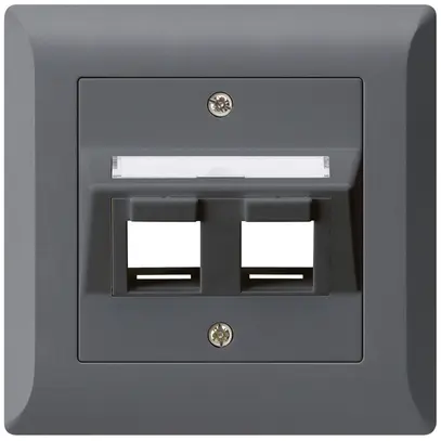 Kit de montage ENC kallysto.line 2×Keystone anthracite 