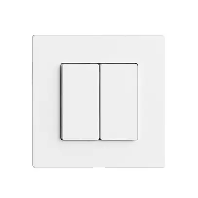 Comando per interruttore 2K/2T Edue Wiser bianco 