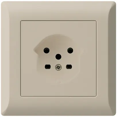 Prise ENC kallysto.line T15 beige bornes à vis 