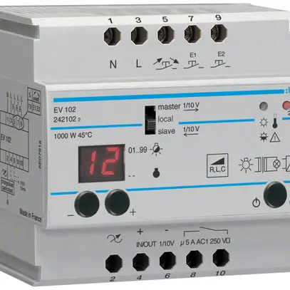 Télévariateur universel INC Hager 0...1000W noir 